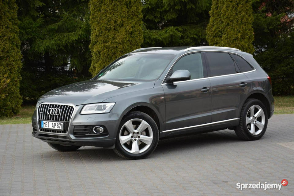 Audi Q5 SLine Quattro Skóry Navi BiXenon Ledy światła LED Ostrów Mazowiecka