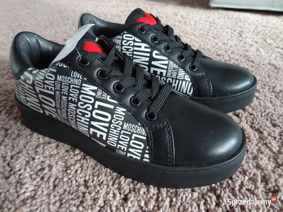 Oryginalne sneakersy Moschino 37 inna