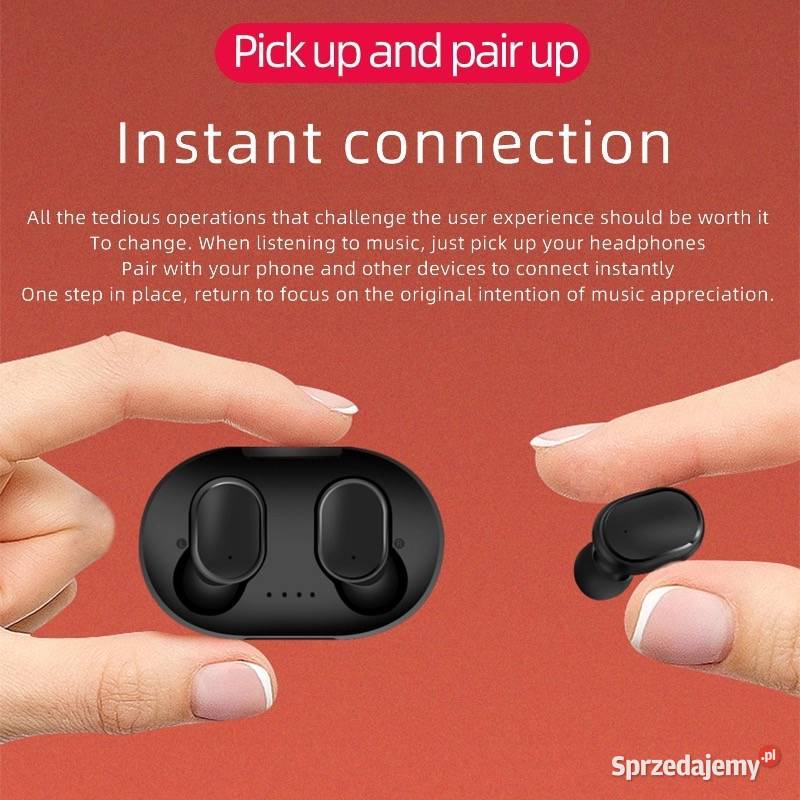 A6S TWS nowe słuchawki bezprzewodowe bluetooth Warszawa