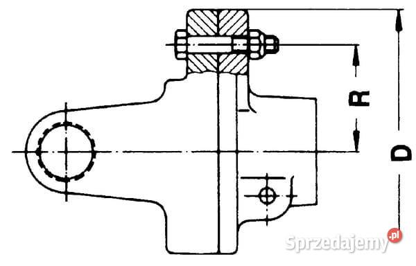 Sprzęgło kołek sćinany Walterscheid K6120 R48 Kamionna