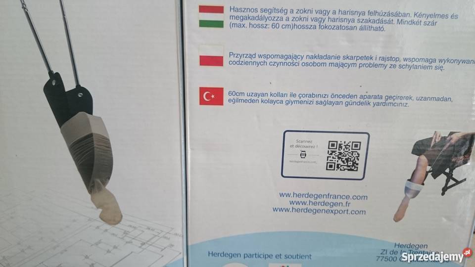 Przyrząd pomoc do zakładania rajstop skarpet LUX Kielce