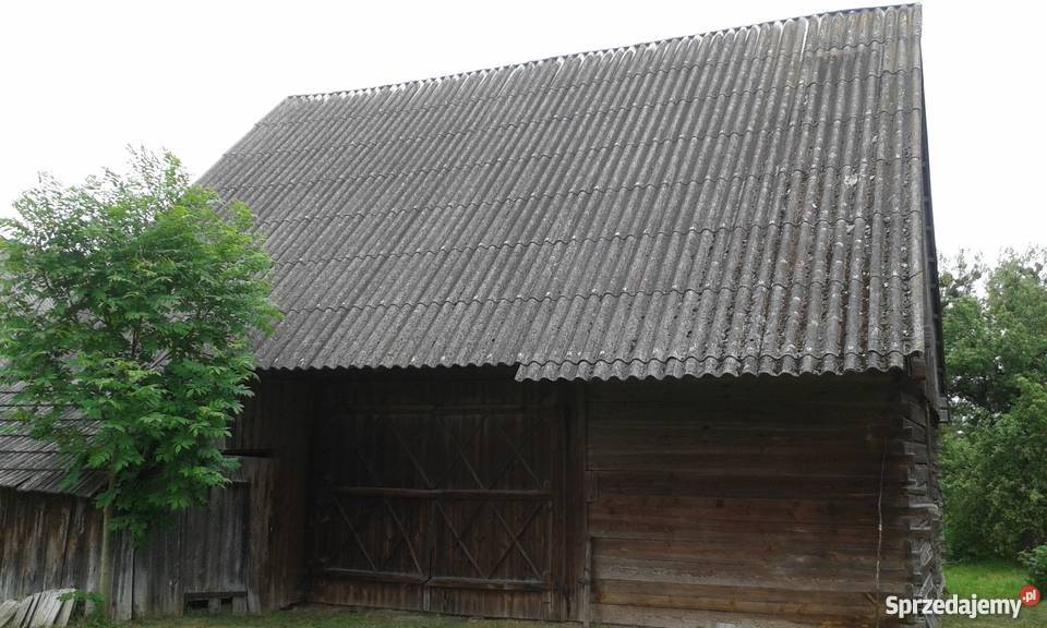 Sprzedam stodołę drewnianą z bali do rozbiórki 88m2