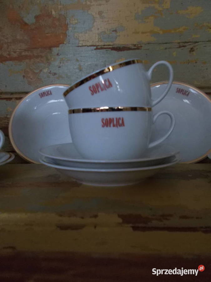 PięknyUnikalny Zestaw Porcelanowy Soplica zachodniopomorskie Szczecin