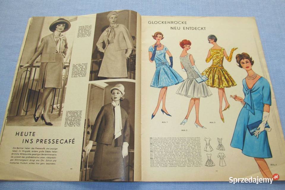 Berlins Modenblatt 51962 Vintage z kompletem Skępe