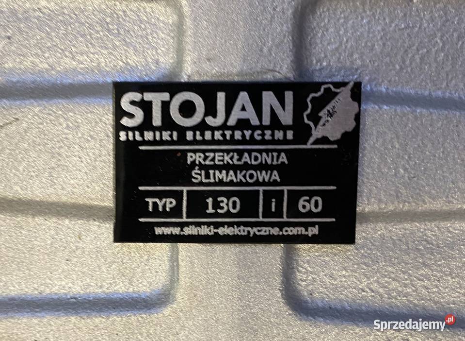 motoreduktor przekładnia 4kW 24obr Pigża