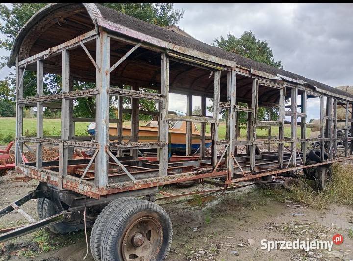 Barakowóz platforma przyczepa Marynowy