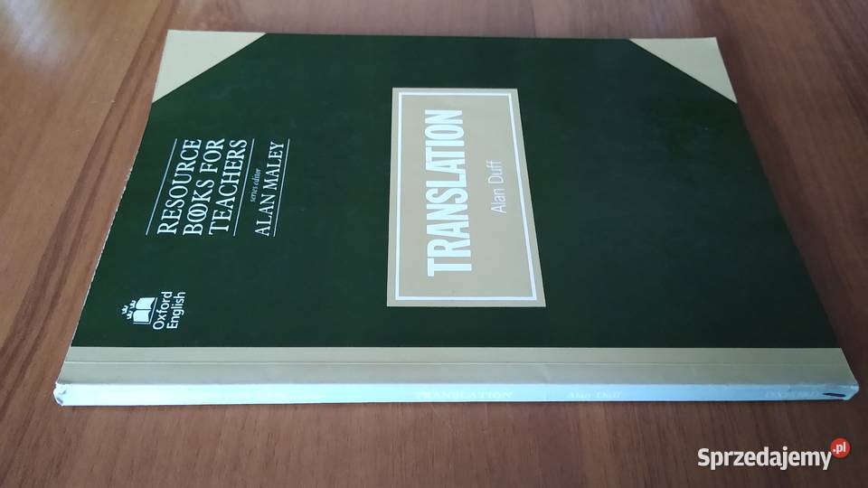 Translation Alan Duff Resource Books for Książki do nauki języka obcego Gdańsk