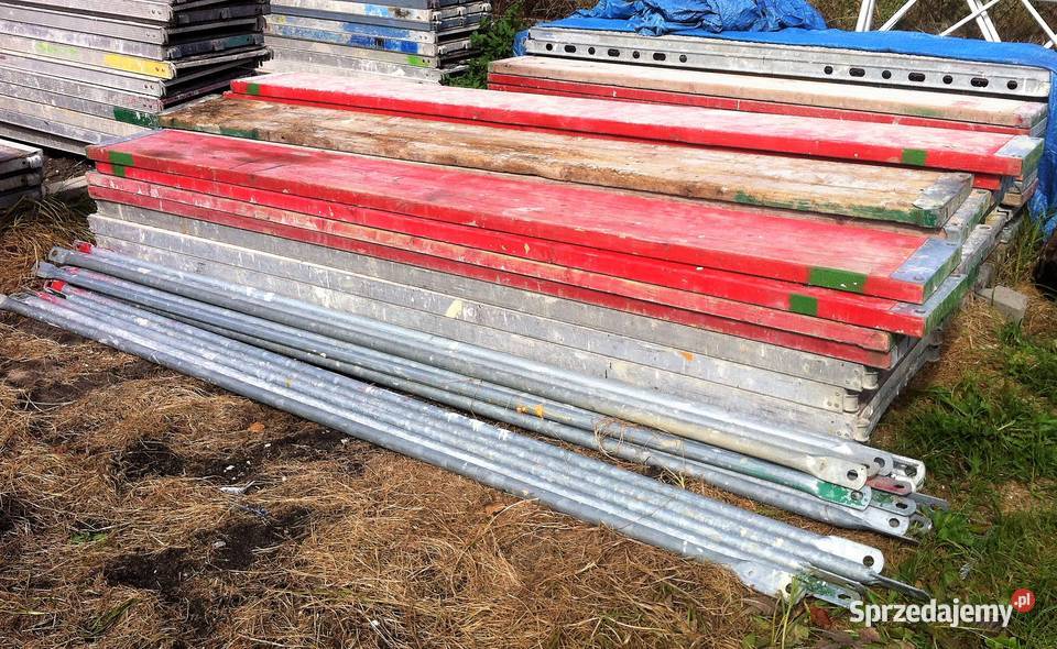 Rusztowanie na szczyt 624m2 Używane 12 x 62 m Stare Siołkowice sprzedam