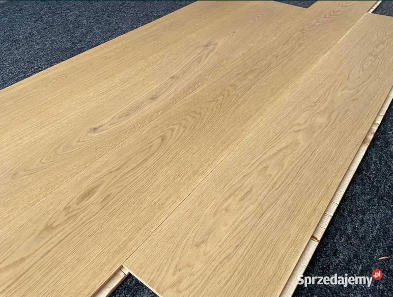Deska dębowa 14x194x2430 Raw Wood Olej UV Lakier Gdańsk sprzedam