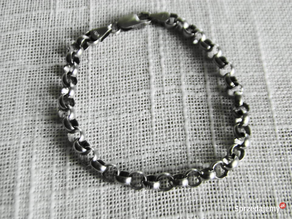 Solidna bransoletka srebro 925 mazowieckie Warszawa