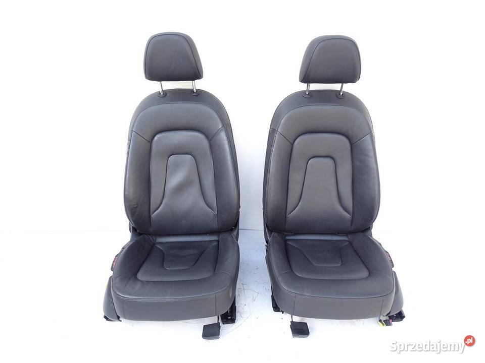 FOTELE FOTEL KANAPA KOMPLET SKÓRA CZARNE AUDI A4