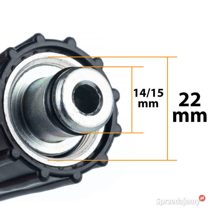 Wąż Wysokociśnieniowy 5m M22QC 200 Bar do Lavor