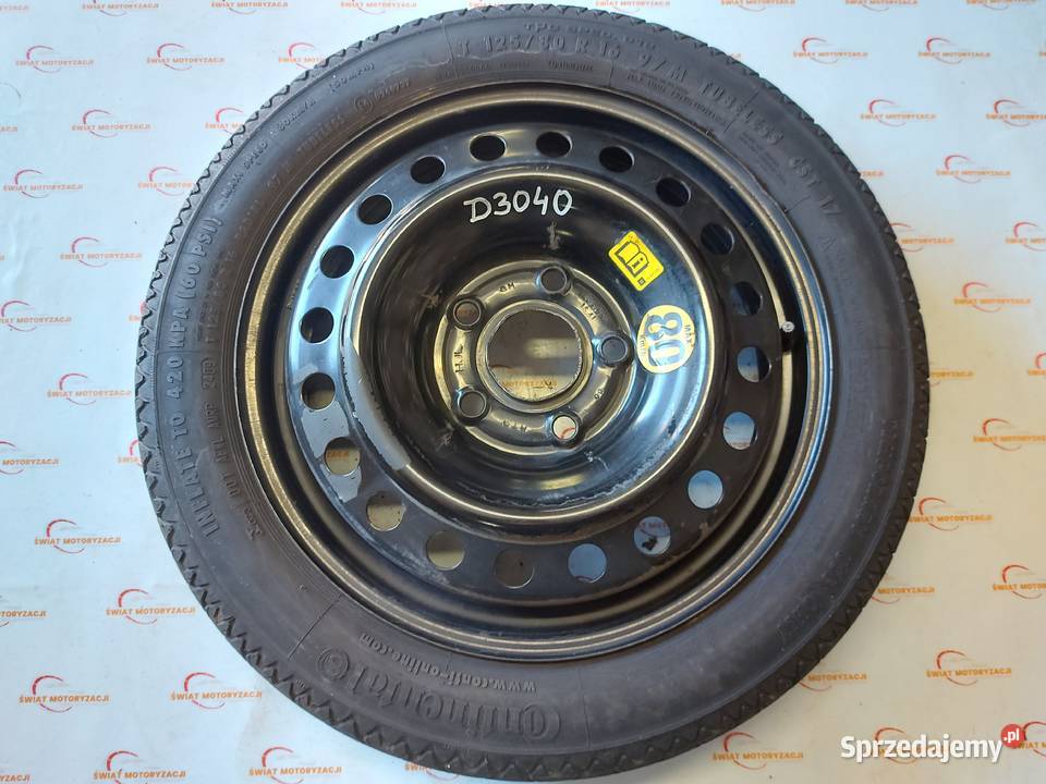 OPEL INSIGNIA A koło dojazdowe 1258016 97M 5x120 Kielce