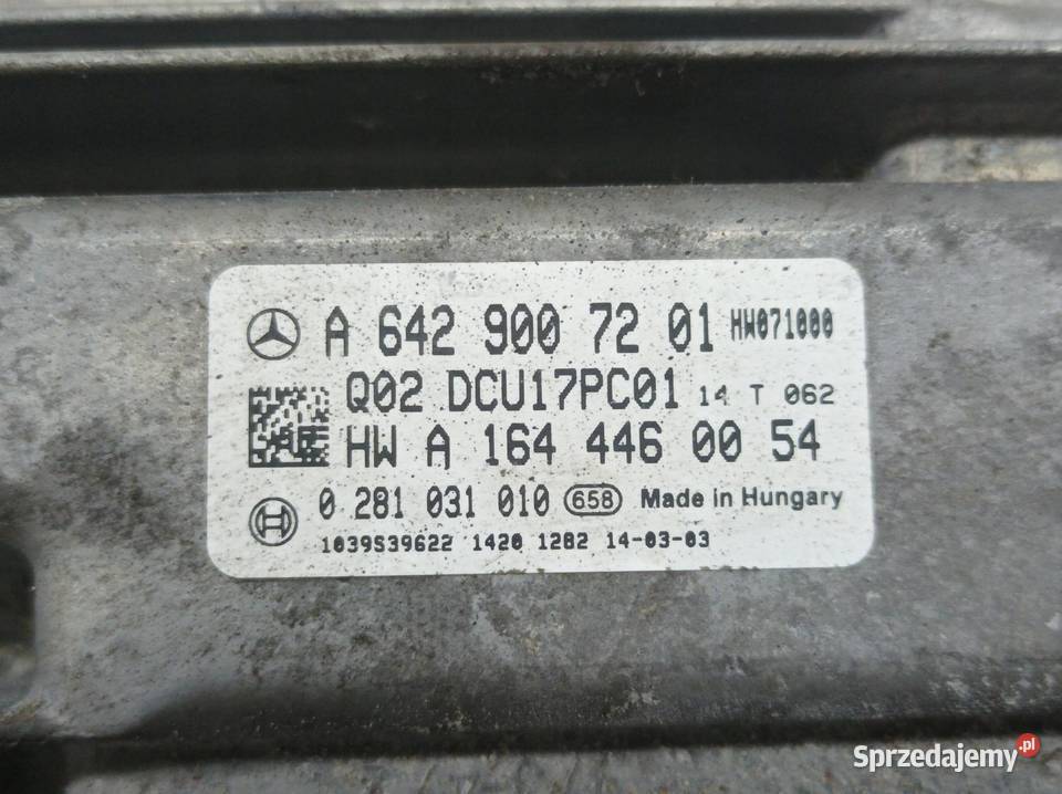 MODUŁ A6429007201 MercedesBenz Eklasa IV 2009