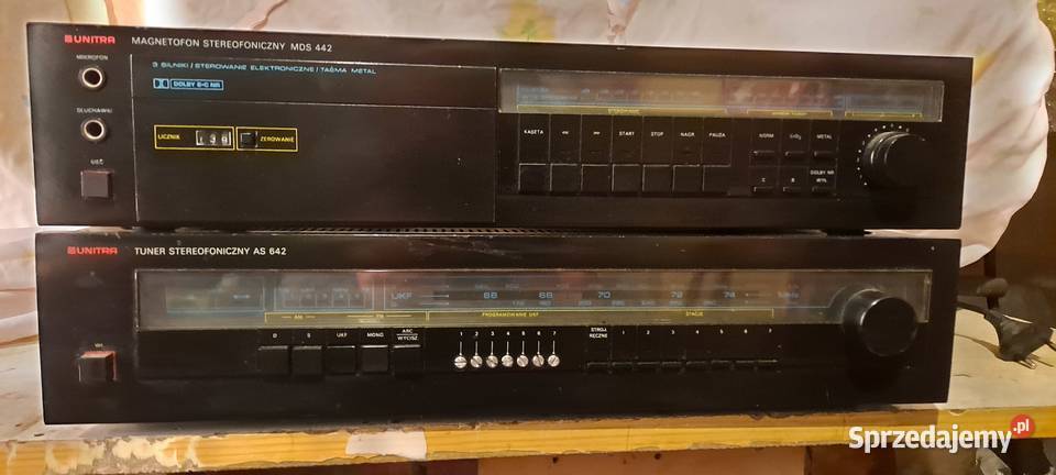 Sprzedam magnetofon+tuner
