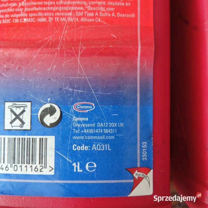 Comma AQ3 automatic Transmission fluid automat Pozostałe Szczecin sprzedam