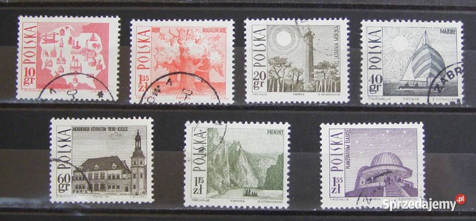 Znaczki pocztowePolskaZestaw 65 Łódź
