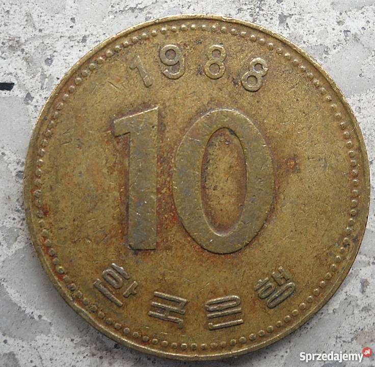 KOREA POŁUDNIOWA10 WON1988 rŚWIĄTYNIA Legionowo