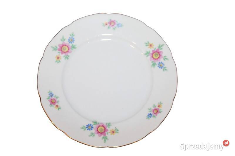 Komplet 6ciu talerzyków Rudolf Kmpf Grnlas Porcelana i szkło