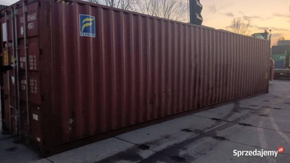 Kontener morski 12 metrów używany 40 HC Pewny Gdańsk