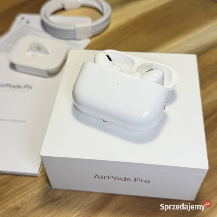 Słuchawki AirPods Pro 2 Nowe z Aktywnym mazowieckie Sochaczew
