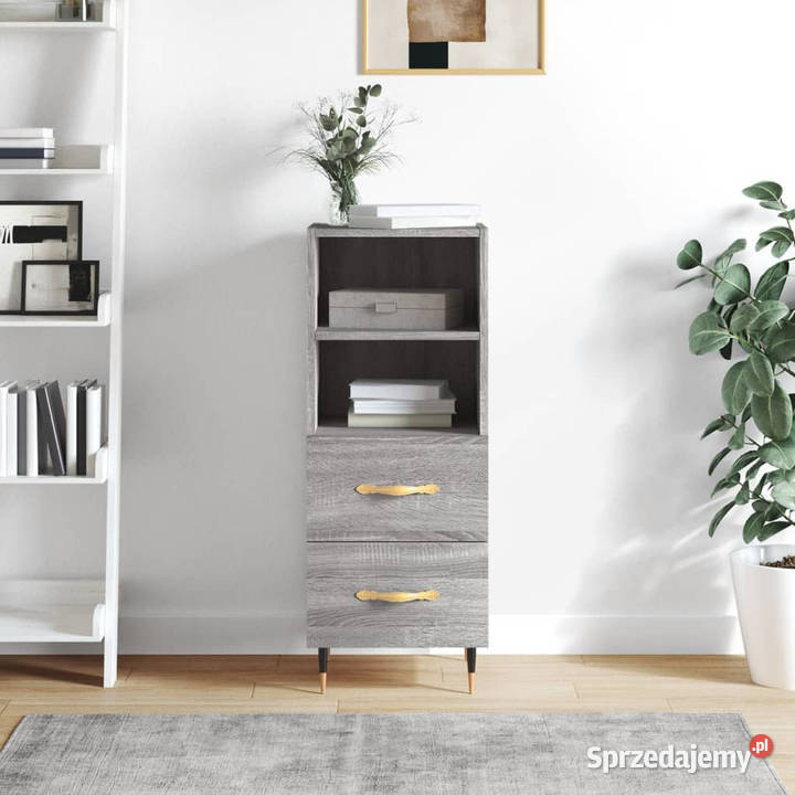 Szafka szary dąb sonoma 345x34x90 materiał Warszawa