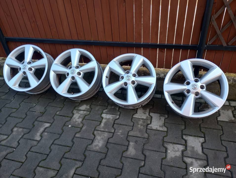 Alufelgi 17 5x1143 Nissan Qashqai Juke Murano kujawsko-pomorskie Włocławek sprzedam