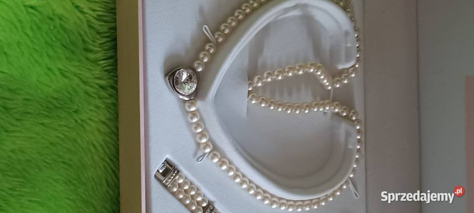 AC COLLECTION zestaw biżuterii z perłami i Poznań sprzedam