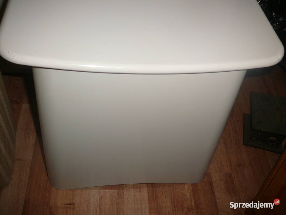Taboret tworzywo z pojemnikiem Wenko biały Nowy dolnośląskie Wrocław