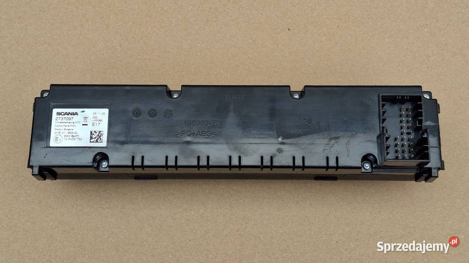 SCANIA R S PANEL KLIMATYZACJI NAWIEWU MCC2737097 lubuskie