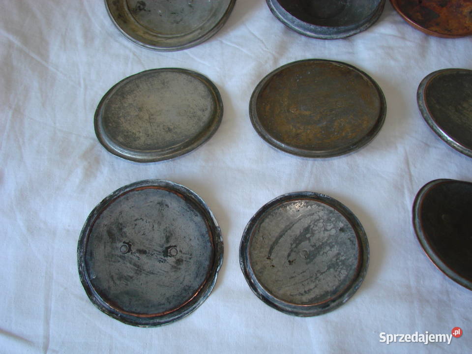 stare miedziane pokrywki Pruszcz Gdański sprzedam