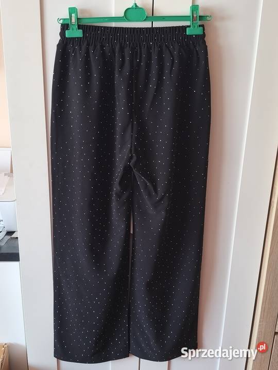 Eleganckie spodnie cyrkonie XXL Plus size
