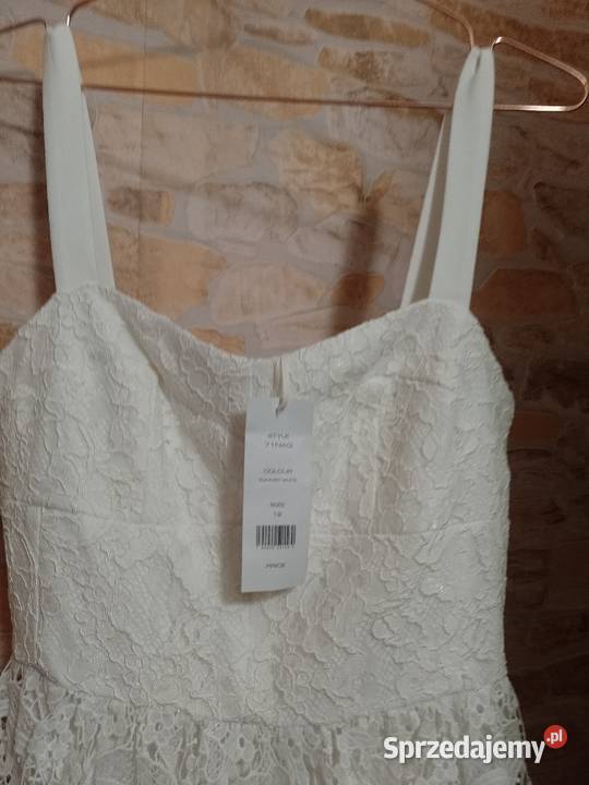 40L French ConnectionDługa koronkowo ażurowa Rozmiar 40(L) Kraków