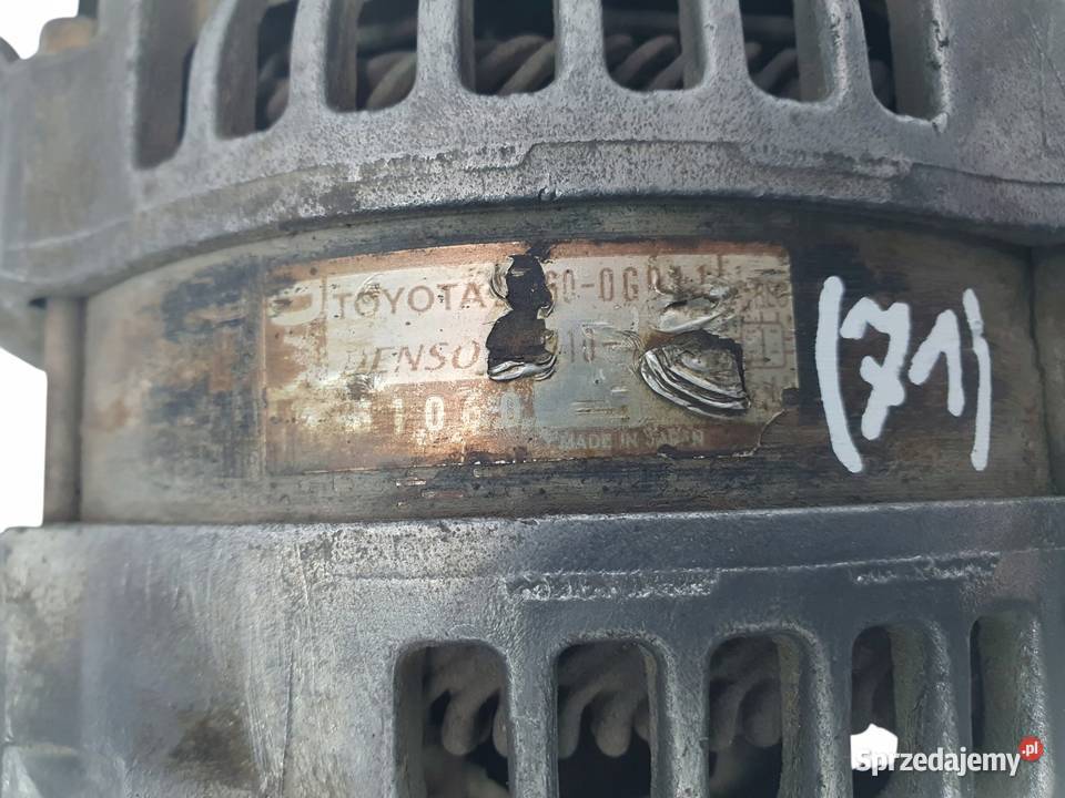 ALTERNATOR Toyota Avensis T25 22 D4D Denso Chełm