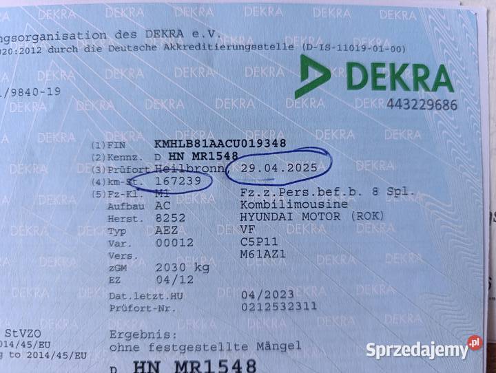 Hyundai I40 kombi 16 benz BEZWYPADKOWY Lgota-Mokrzesz