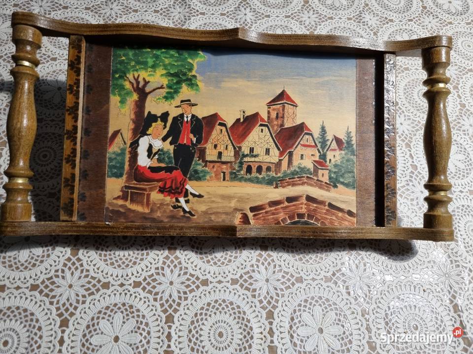 Taca drewniana Rękodzieło Wola Podłężna