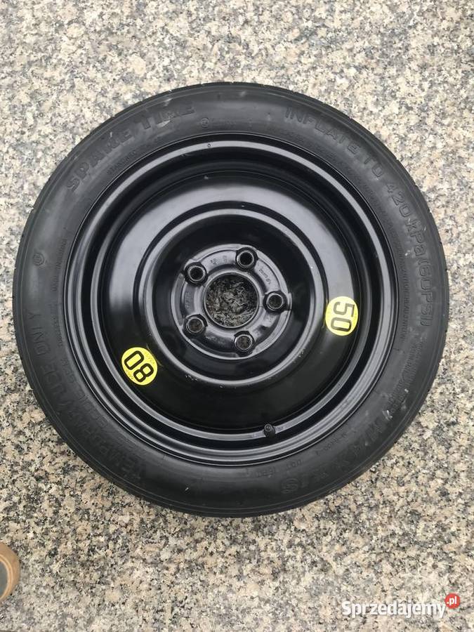 Oryginalne nowe Koło dojazdowe zapas T12580D15 Wrocław