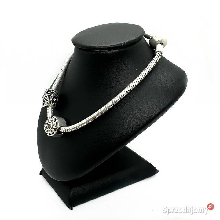 Srebrna Bransoletka z Charmsami PR 925 1964g 21 Elbląg