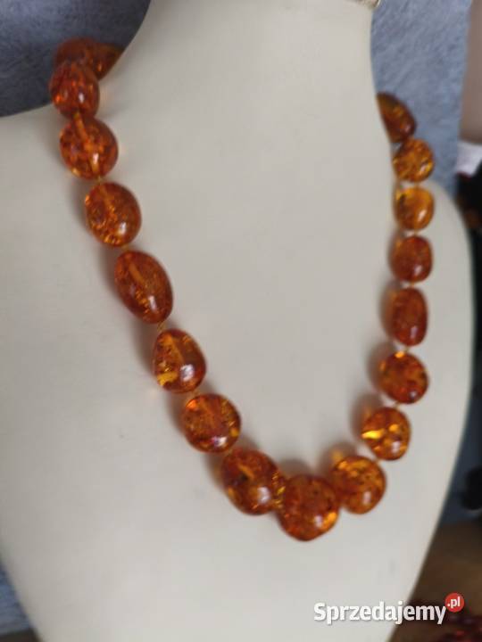 Naszyjnik Bursztyn Vintage Białystok sprzedam