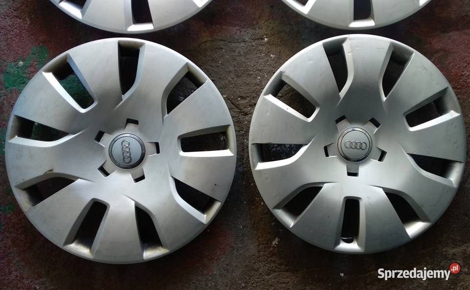 Oryginalne Kołpaki Audi 16 A4 B8 A6 C6 KOMPLET 4 Ostróda