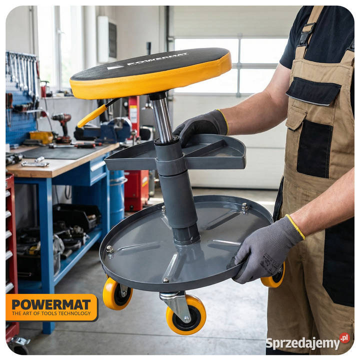 siedzisko warsztatowe teleskopowe 400520mm Pojemniki warsztatowe Katowice