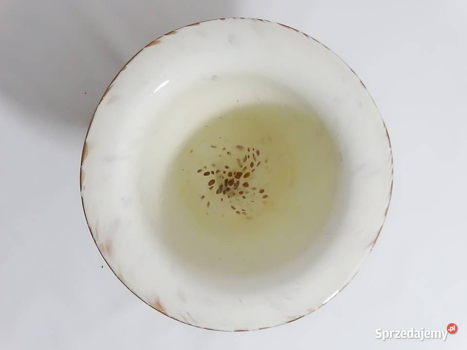 Wazon dekoracyjny szklany efekt marmuru wzór Wazony Biłgoraj