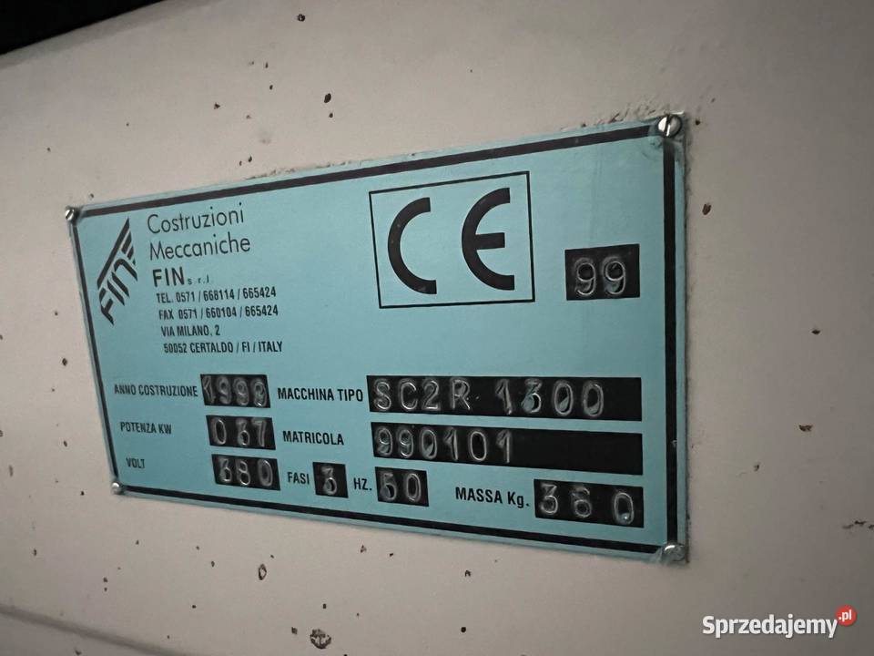 Walcowa nakładarka kleju FIN SC2R1300 Juszczyn sprzedam