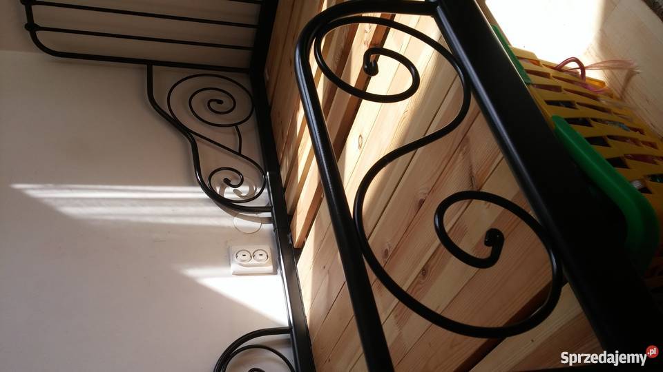 Łóżko MINNEN dziecięce rosnące z IKEA czarne Wrocław