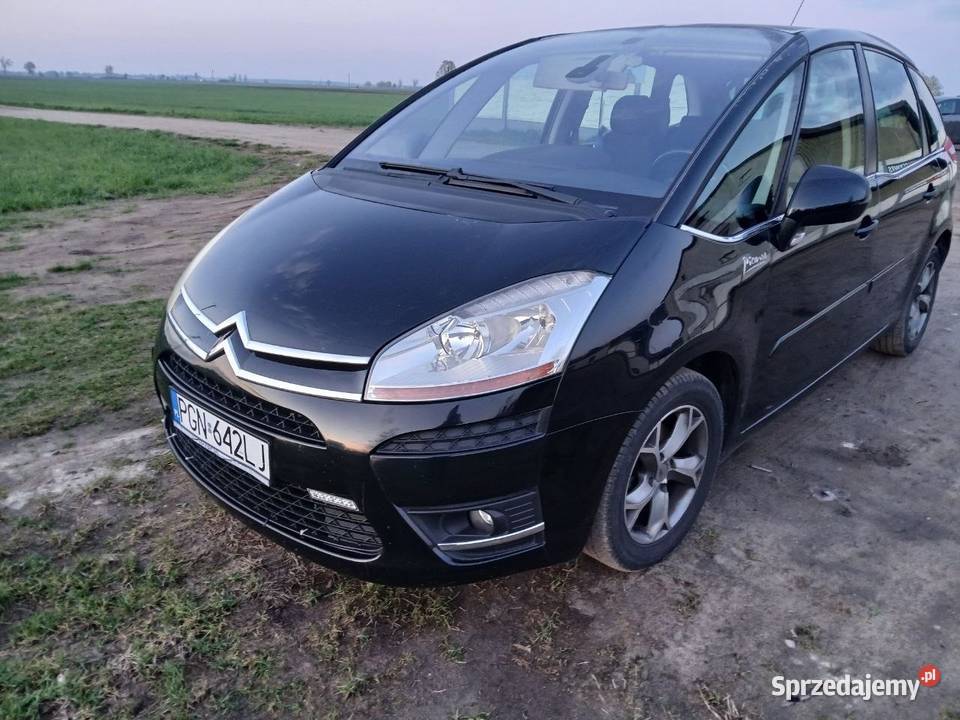 C4 Picasso 2008r 16 hdi czarny Gniezno sprzedam