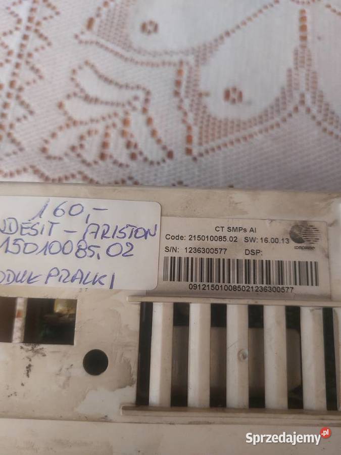 INDESIT ARISTON 21501008502 MODUŁ PRALKI Dom i Ogród małopolskie Nowy Sącz