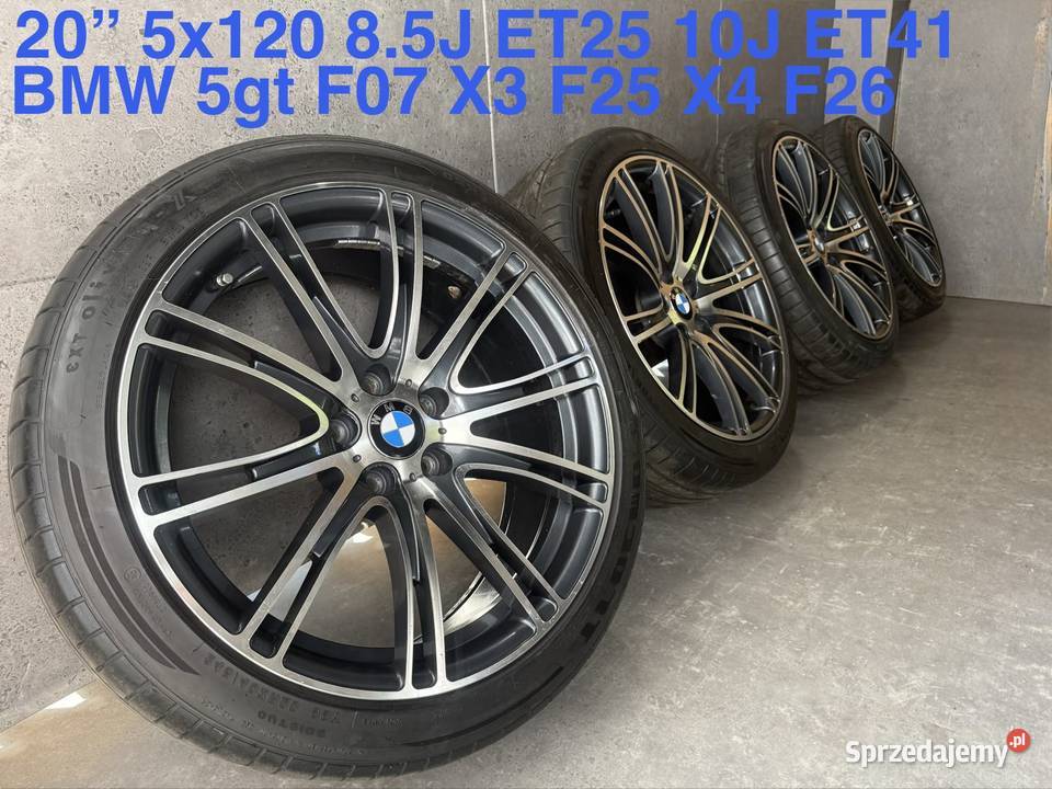 20 BMW 5gt f01 x3 f25 x4 f26 dwie szerokości wielkopolskie Lubasz