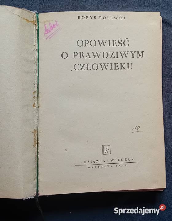 Borys Polewoj Opowieść o prawdziwym człowieku wielkopolskie Koźminek
