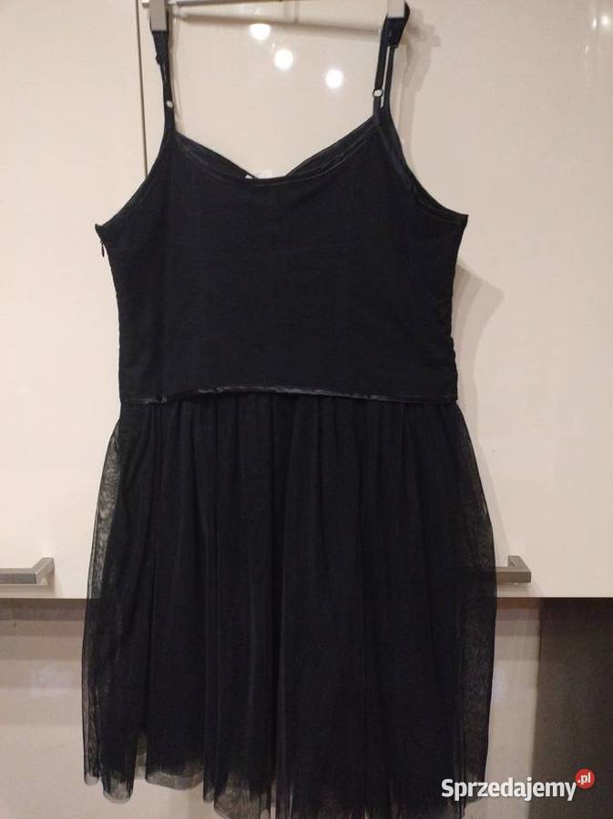 Sukienka w kolorze czarnym imprezowo koktajlowa Rozmiar 40(L) Lublin