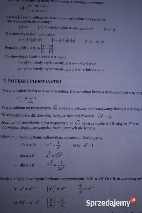 Wybrane wzory matematyczne